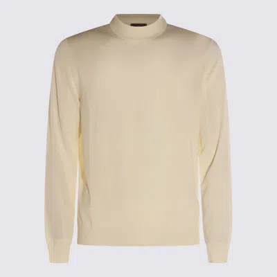 ZANONE CREAM WOOL KNITWEAR