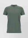 Zanone Crew Neck Ice Cotton T-shirt In Green