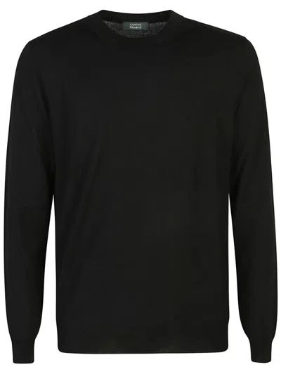 Zanone Sweater Men In Black