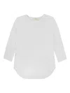 Zanone Crew-neck Long-sleeve T-shirt In White
