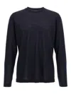 Zanone Wool Crew Neck Sweater In Blue