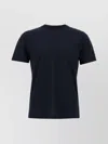 Zanone Crew Neck Plain Short Sleeves T-shirt In Blue