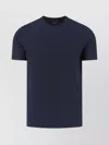 Zanone Crew Neck Short Sleeve Basic T-shirt In Blue