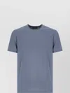 Zanone Crew Neck Short Sleeves In Blue