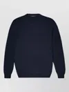 Zanone Knit Pullover Regular Fit Crew Neck In Blue