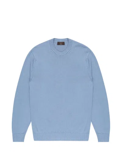 Zanone Crew-neck Sweater In Blue