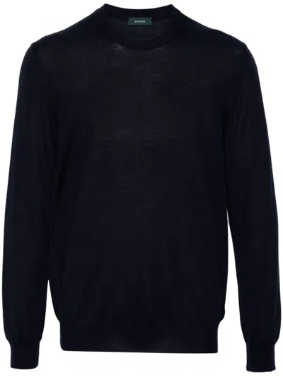 ZANONE CASHMERE-SIL CREW-NECK SWEATER