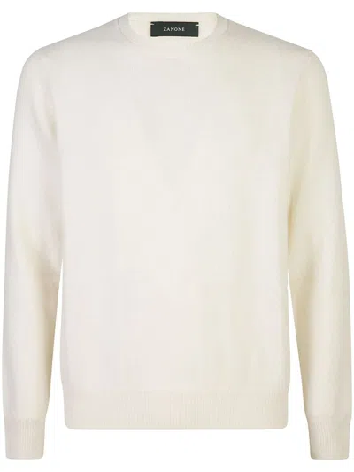 Zanone Sweaters In Beige