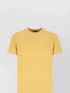 Zanone Crew Round Short Sleeves T-shirt In Yellow