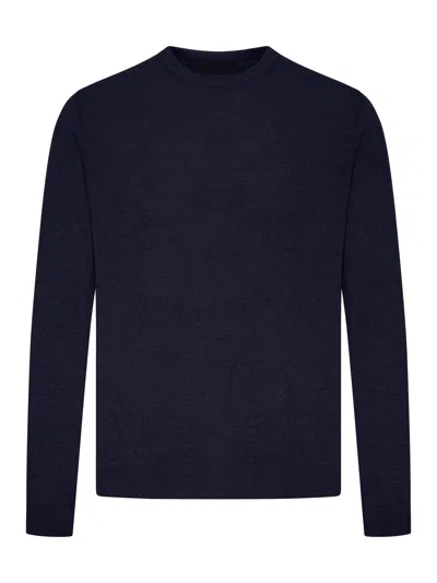 Zanone Cotton Sweater Sweaters And Cardigans Blue