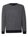 Zanone Crew-neck Wool Jumper In Blue