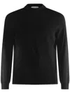 Zanone Mock-neck Long-sleeve Sweater In Black