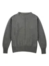Zanone Cut-neck Sweater In Gray