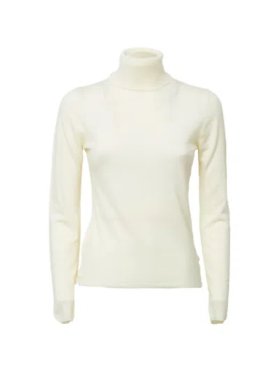 Zanone Dolcevita Slim-fit Sweater In White