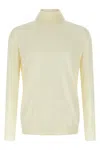 Zanone Turtleneck Sweater With Long Sleeves And Ribbed Finish In White