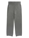 Zanone Elastic-waistband Trousers In Gray