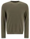 Zanone Cotton Sweater In Green