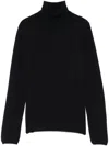 Zanone Fine-knit Certified Flexwool Slim Fit Turtleneck Sweater