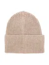 Zanone Fisherman's Knit Beanie In Neutrals
