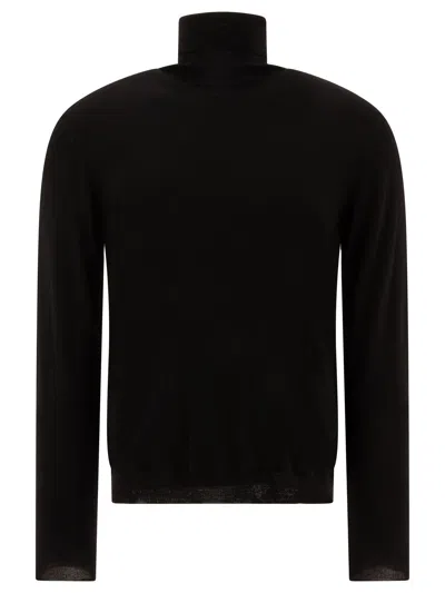 Zanone Men's Sleek Turtleneck Sweater In Multicolor