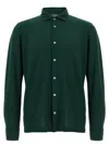 Zanone 'ice Cotton' Shirt In Green
