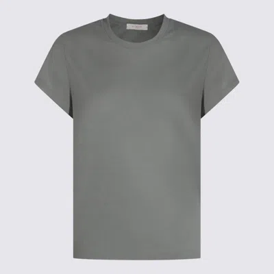 Zanone Grey Cotton T-shirt In Multicolor