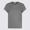 Zanone Grey Cotton T-shirt In Multicolor