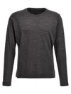 Zanone Wool Crew Neck Sweater With Long Sleeves In Grey