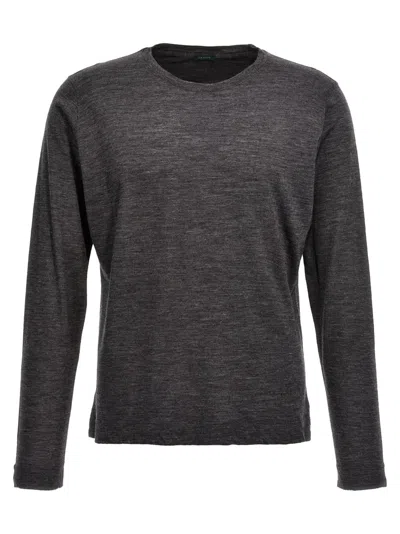 ZANONE GREY WOOL SWEATER