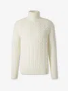 Zanone High Collar Sweater In White