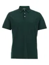 Zanone Cotton Polo Shirt In Green
