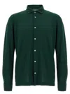 Zanone 'ice Cotton' Shirt In Green