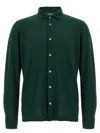 Zanone 'ice Cotton' Shirt In Green