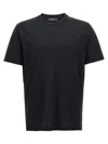 Zanone Jersey Crew Neck T-shirt In Black