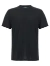 Zanone Jersey Crew Neck T-shirt In Black