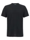 Zanone Jersey Crew Neck T-shirt In Black