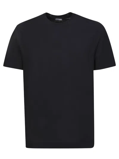 Zanone 'ice Cotton' T-shirt In Black