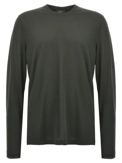 Zanone Ice Cotton T-shirt In Green