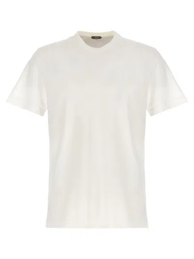 Zanone Cotton T-shirt In White