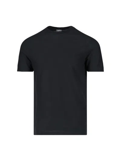 Zanone Icecotton T-shirt In Black