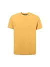 Zanone Crew Round Short Sleeves T-shirt In Yellow