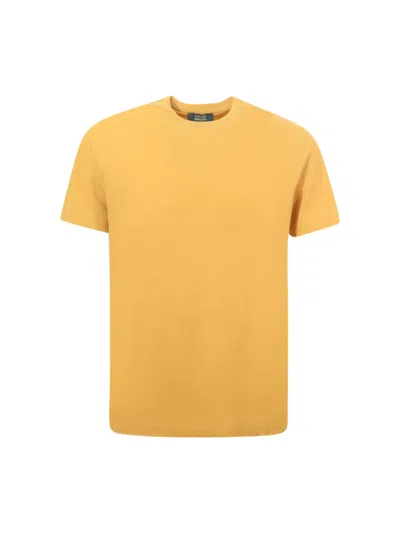 Zanone Icecotton T-shirt In Yellow