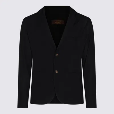 Zanone Jackets Blu E Verdi In Black