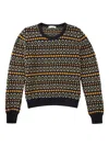 Zanone Jacquard Crew-neck Sweater In Multi