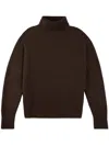 Zanone Turtleneck Knitwear Long Sleeves In Brown