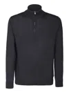 Zanone Wool Pullover In Black