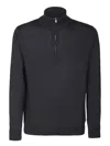 Zanone Wool Pullover In Black