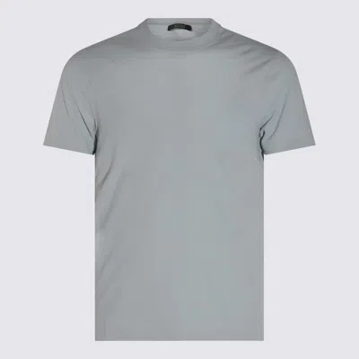 Zanone Light Blue Cotton T-shirt