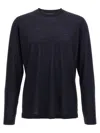 Zanone Wool Crew Neck Sweater In Blue
