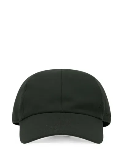 Zanone Logo-embroidered Baseball Cap In Black